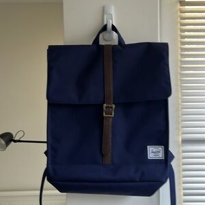 Herschel City Backpack (14L) Classics Collection - Blue and Brown